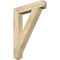 Ekena Millwork Traditional Craftsman Rough Sawn Bracket, Douglas Fir, 4"W x 24"D x 32"H BKT04X24X32TRA04RDF - alternate 1